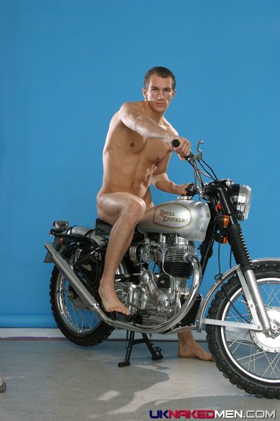 Calvin on a Motorbike 74