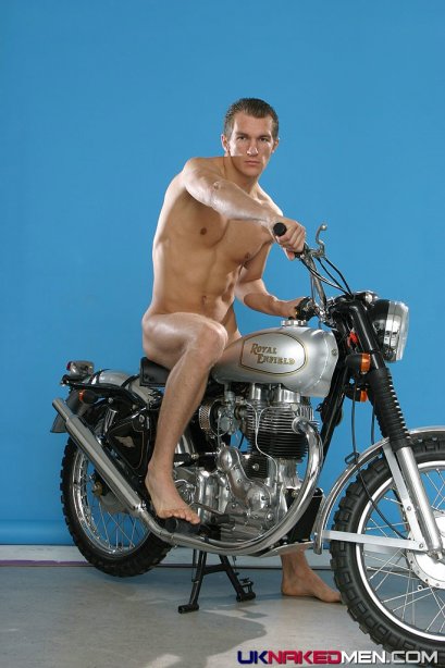 Calvin on a Motorbike 75